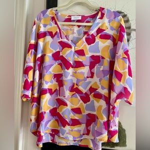 Colorful Modern Print by Adrienne size M